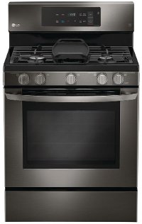 LRG3193BD LG 5.4 cu. ft. Gas Range with Self-Cleaning Convection Oven - Black Stainless Steel