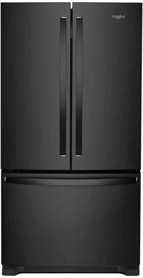WRF535SWHB Whirlpool 25 cu ft French Door Refrigerator - Black-1
