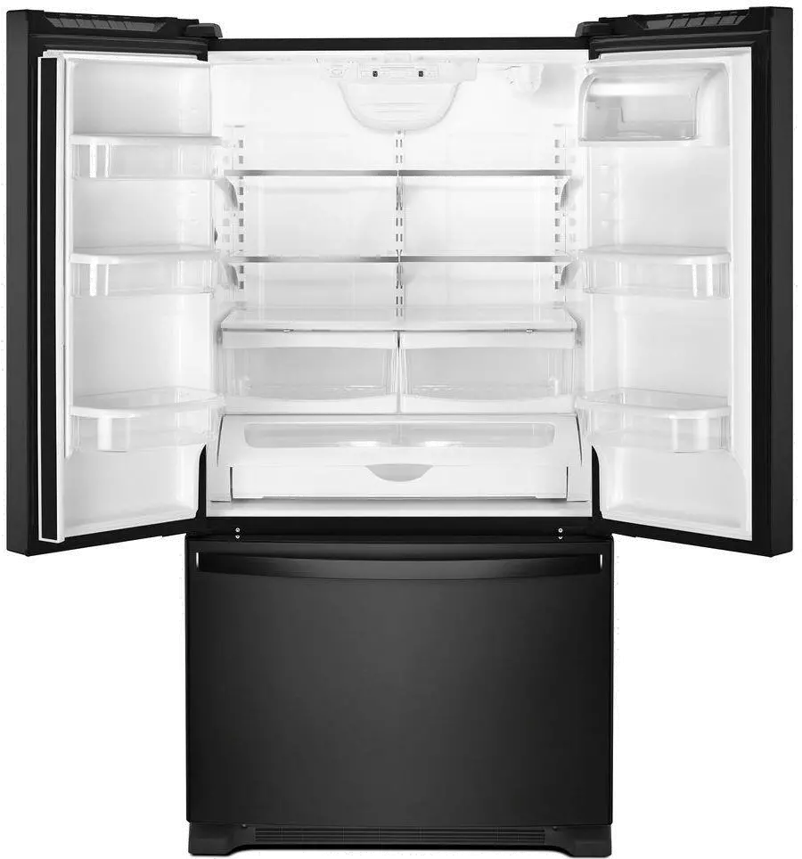 WRF535SWHB Whirlpool 25 cu ft French Door Refrigerator - Black-2