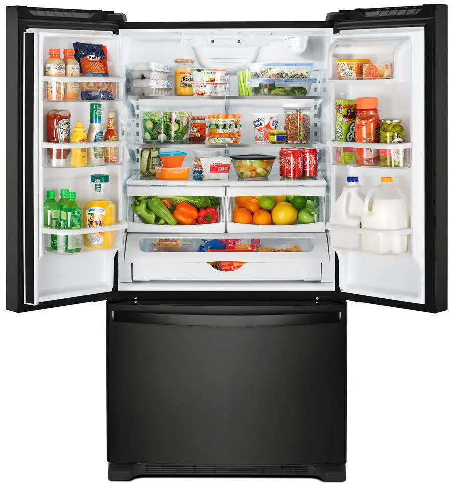WRF535SWHB Whirlpool 25 cu ft French Door Refrigerator - Black-3
