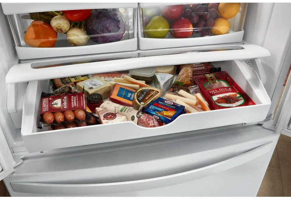 WRF535SWHB Whirlpool 25 cu ft French Door Refrigerator - Black-7