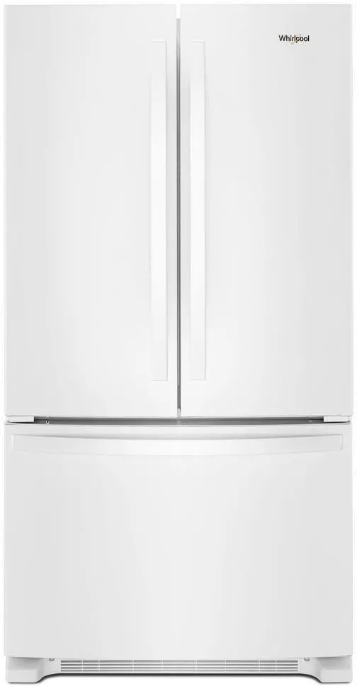 WRF535SWHW Whirlpool 25 cu ft French Door Refrigerator - White-1