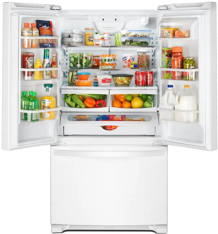 WRF535SWHW Whirlpool 25 cu ft French Door Refrigerator - White-3