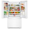 WRF535SWHW Whirlpool 36 Inch French Door Refrigerator with Internal Water Dispenser - White-3
