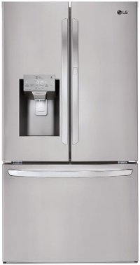 LFXS28566S LG 36 in. French Door Refrigerator - Stainless Steel