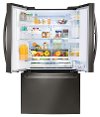 LFXS28566D LG 27.7 cu. ft. French Door-in-Door Smart Refrigerator - 36 Inch Black Stainless Steel
