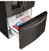 LFXS28566D LG 36 Inch 3-Door Refrigerator with Door-in-Door - Black Stainless Steel-2