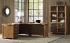 Rustic Hickory Brown L Shaped Standing Desk - Heritage-2
