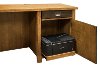 Rustic Hickory Brown L Shaped Desk - Heritage-2