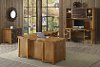 Rustic Hickory Brown L Shaped Desk - Heritage-3
