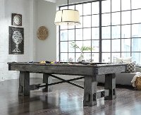 Gray 8' Contemporary Pool Table - Fresco