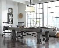 Gray 8' Contemporary Pool Table - Fresco-3