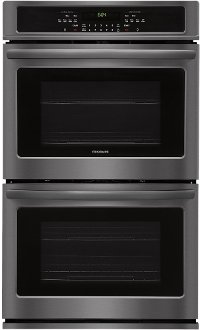 FFET3026TD Frigidaire 30 Inch Double Wall Oven - 9.2 cu. ft. Black Stainless Steel