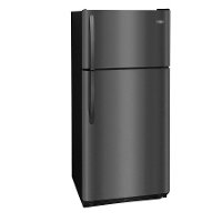 FFTR1821TD Frigidaire Top Freezer Refrigerator - 18.0 cu. ft., 30 Inch Black Stainless Steel-2