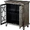 Textured Metallic 2 Door Cabinet - DeVille-2