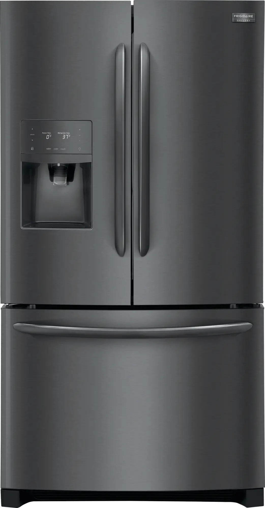 FGHB2868TD Frigidaire Gallery 26.8 cu ft French Door Refrigerator - Black Stainless Steel-1