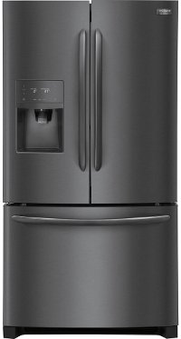 FGHD2368TD Frigidaire Gallery Counter Depth French Door Refrigerator - 21.7 cu. ft., 36 inch Black Stainless Steel