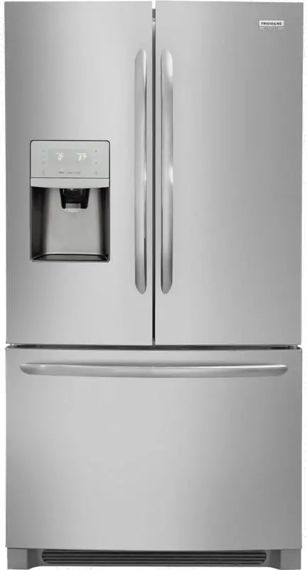 FGHD2368TF Frigidaire Gallery 21.7 cu ft French Door Refrigerator - Counter Depth Stainless Steel-1