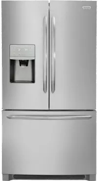 FGHD2368TF Frigidaire Gallery 21.7 cu ft French Door Refrigerator - Counter Depth Stainless Steel