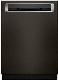 KDPE234GBS KitchenAid Black Stainless Steel Top Control Built-In Tall Tub Dishwasher with Third Level Rack