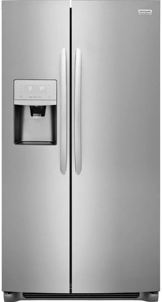 FGSS2635TF Frigidaire Gallery 25.5 cu. ft. Side by Side Refrigerator - 36 Inch Stainless Steel-1