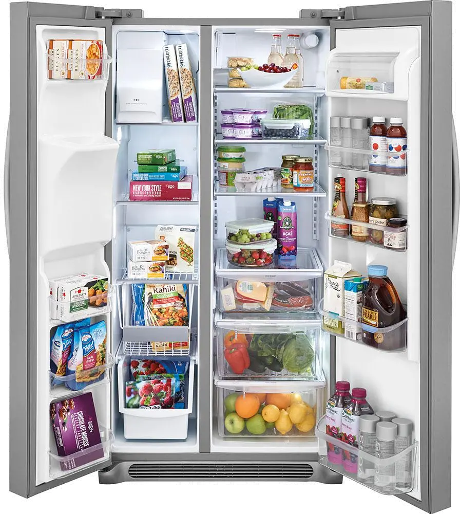 FGSS2635TF Frigidaire Gallery 25.5 cu. ft. Side by Side Refrigerator - 36 Inch Stainless Steel-2