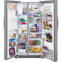 FGSS2635TF Frigidaire Gallery 25.5 cu. ft. Side by Side Refrigerator - 36 Inch Stainless Steel-2