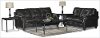Classic Contemporary Dark Brown 5 Piece Living Room Set - Lucky