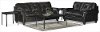 Classic Contemporary Dark Brown 5 Piece Living Room Set - Lucky-2