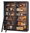 3 Piece Two Tone Brown Bookshelf Wall - Toulouse-2