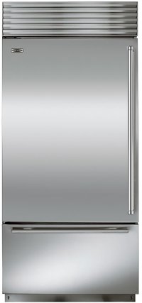 BI-36UID/S/PH-LH Sub-Zero 36 Inch Classic Bottom Freezer Refrigerator with Internal Water Dispenser - 21.7 cu. ft., Left Hinge, Stainless Steel