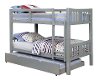 IDF-TR452-GY Gray Pull-out Trundle - Lexington-2