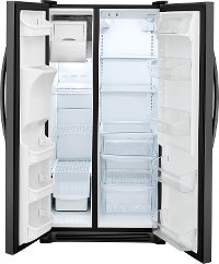 FFSS2615TD Frigidaire 25.5 cu. ft. Side-by-Side Refrigerator - 36 Inch Black Stainless Steel-2