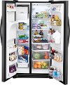 FFSS2615TD Frigidaire Side-by-Side Refrigerator - 36 Inch Black Stainless Steel-3
