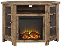 48 Inch Barn Wood Corner Fireplace TV Stand - Keaton-2
