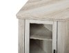 48 Inch White Oak Corner TV Stand with Fireplace-4