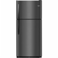 FFTR2021TD Frigidaire 20.4 cu. ft. Top Freezer Refrigerator - 30 Inch Black Stainless Steel