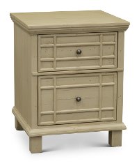 Modern White 2 Drawer Wood File Cabinet - Smooth Reflections