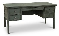 Versatile Modern Blue Computer Desk - Smooth Reflections
