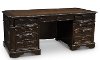 75 Inch Cherry Brown Executive Desk - Sheffield-2