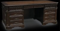 75 Inch Cherry Brown Executive Desk - Sheffield-3