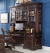 Cherry Brown Office Desk and Hutch - Sheffield-3