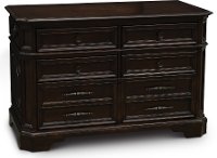 Cherry Brown 5 Drawer Lateral File Cabinet - Sheffield-2
