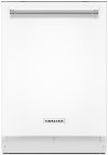 KDTE234GWH KitchenAid White Top Control Built-In Tall Tub Dishwasher
