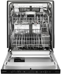 KDPE334GPS KitchenAid Dishwasher with Recessed Handle - Stainless Steel-2