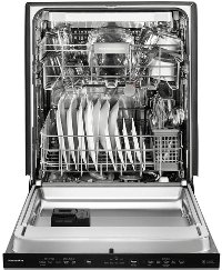 KDPE334GPS KitchenAid Dishwasher with Recessed Handle - Stainless Steel-3