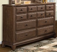Classic Walnut Brown Dresser - Hemingway