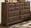 Clearance Classic Walnut Brown Dresser - Hemingway