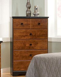 Classic Contemporary Two-Tone Chest of Drawers - Steelwood