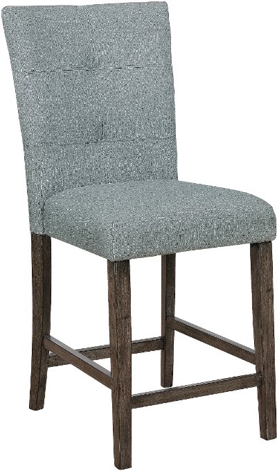 Gray Upholstered Counter Height Stool - Hollis